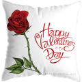 Valentine's Day heart shape printing decoration cushion